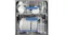 A fully loaded dishwasher with plates, bowls, glasses, and cutlery arranged across upper and lower racks A fully loaded dishwasher with plates, bowls, glasses, and cutlery arranged across upper and lower racks