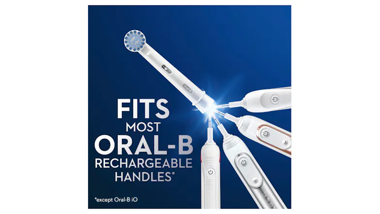 Graphic showing the brush head fitting onto various rechargeable handles Graphic showing the brush head fitting onto various rechargeable handles