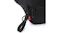 A close-up of Hedgren's signature key hanger with branded logo, clip attachment, and durable hardware detail on the bag exterior A close-up of Hedgren's signature key hanger with branded logo, clip attachment, and durable hardware detail on the bag exterior