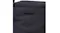 Detailed view of the Hedgren logo on a blue carry bag, showing durable textured fabric finish Detailed view of the Hedgren logo on a blue carry bag, showing durable textured fabric finish