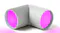 Ray small lights illuminated in pink light mode, emphasising the ambient lighting effect and modern styling Ray small lights illuminated in pink light mode, emphasising the ambient lighting effect and modern styling