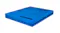 Closed blue Dreamz PE zippered mattress storage bag with two black handles on top Closed blue Dreamz PE zippered mattress storage bag with two black handles on top