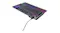 Compact RGB gaming keyboard with touchscreen interface, backlit keys, and wired USB connection Compact RGB gaming keyboard with touchscreen interface, backlit keys, and wired USB connection