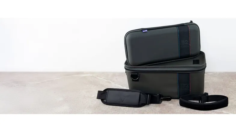 Portable Nintendo Switch storage case with a removable slim case and strap for easy travel organisation Portable Nintendo Switch storage case with a removable slim case and strap for easy travel organisation