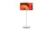 A front view of the Samsung Smart Monitor with slim bezels and a vibrant abstract display on a minimalist white stand A front view of the Samsung Smart Monitor with slim bezels and a vibrant abstract display on a minimalist white stand