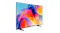 Angled view of a Samsung 50" Mini LED TV with abstract colour visuals and a sleek, modern frame design Angled view of a Samsung 50" Mini LED TV with abstract colour visuals and a sleek, modern frame design