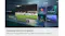Smart TV interface featuring a sports scene and floating AI app panels such as Copilot, AI Mode, and Generative Wallpaper Smart TV interface featuring a sports scene and floating AI app panels such as Copilot, AI Mode, and Generative Wallpaper