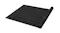 Roll of black Lambu Garden weed control fabric, partially unrolled, with thin green stripes Roll of black Lambu Garden weed control fabric, partially unrolled, with thin green stripes