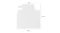 Marlow square PVC chair mat with its labelled dimensions measuring 135cm by 114cm Marlow square PVC chair mat with its labelled dimensions measuring 135cm by 114cm