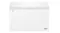 Front view of the Haier 300 Series 418L Hybrid Chest Fridge/Freezer in white colour Front view of the Haier 300 Series 418L Hybrid Chest Fridge/Freezer in white colour