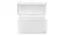 Open the Haier chest freezer with the top lid raised, revealing a wide storage compartment and a clean interior Open the Haier chest freezer with the top lid raised, revealing a wide storage compartment and a clean interior
