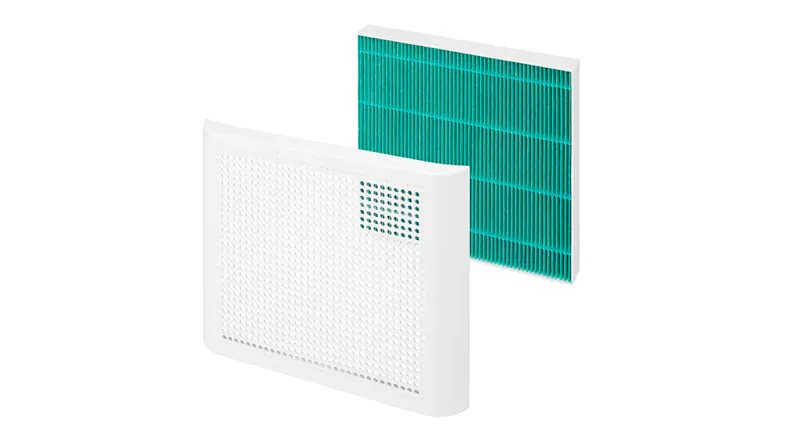 Angled view of the LG HEPA13 Filter & Cover for Smart Inverter Dehumidifier Angled view of the LG HEPA13 Filter & Cover for Smart Inverter Dehumidifier
