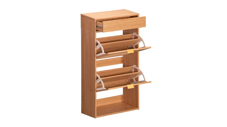 Angled view of the Naturlig Plus Shoe Cabinet Angled view of the Naturlig Plus Shoe Cabinet