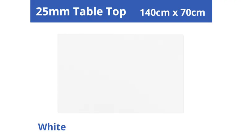 White wooden tabletop with natural grain, 140cm x 70cm size and 25mm thickness, simple white background White wooden tabletop with natural grain, 140cm x 70cm size and 25mm thickness, simple white background
