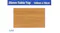 Wooden oak tabletop panel with natural grain, 140cm x 70cm size and 25mm thickness, simple white background Wooden oak tabletop panel with natural grain, 140cm x 70cm size and 25mm thickness, simple white background