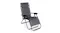 Front view of a grey TSB Living Zero Gravity Lounge Chair with a padded cushion Front view of a grey TSB Living Zero Gravity Lounge Chair with a padded cushion