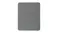 A top view of the Marlow square chair mat showing a transparent PVC surface with evenly spaced pins A top view of the Marlow square chair mat showing a transparent PVC surface with evenly spaced pins