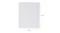 Marlow square PVC chair mat with its labelled dimensions measuring 135cm by 114cm Marlow square PVC chair mat with its labelled dimensions measuring 135cm by 114cm