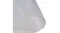 Clear textured waterproof mat with small raised anti-slip dots and curved edge Clear textured waterproof mat with small raised anti-slip dots and curved edge
