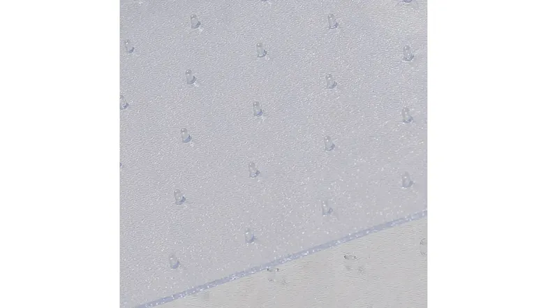 Close-up of clear anti-slip mat surface with raised grip dots Close-up of clear anti-slip mat surface with raised grip dots