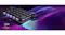 RGB gaming keypad with wrist rest and volume knob on a purple gradient background RGB gaming keypad with wrist rest and volume knob on a purple gradient background