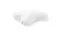 Angled side view of the Tempur Pillow emphasising its contoured, sculpted design Angled side view of the Tempur Pillow emphasising its contoured, sculpted design