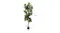Artificial fiddle leaf fig tree with size labels showing a height of 180 cm and pot dimensions Artificial fiddle leaf fig tree with size labels showing a height of 180 cm and pot dimensions
