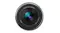 Front view of a black Olympus M.Zuiko Digital 17mm camera lens Front view of a black Olympus M.Zuiko Digital 17mm camera lens