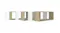 Six NNEVL wall shelves with a rectangular design Six NNEVL wall shelves with a rectangular design