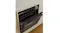 Haier built-in steam oven with door open, showing its interior racks and trays Haier built-in steam oven with door open, showing its interior racks and trays