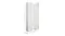 Skog shoe cabinet with dimensions shown, featuring a tall white frame with multiple storage shelves Skog shoe cabinet with dimensions shown, featuring a tall white frame with multiple storage shelves