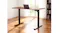An adjustable desk frame set in a minimalist room, featuring sturdy legs, a control panel underneath, and a clean workspace setup An adjustable desk frame set in a minimalist room, featuring sturdy legs, a control panel underneath, and a clean workspace setup