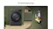 Product graphic showcasing a dark grey AI Heat Pump Dryer alongside its internal motor component Product graphic showcasing a dark grey AI Heat Pump Dryer alongside its internal motor component