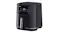 Angled side view of the Braun MultiFry 5 air fryer showing its compact design Angled side view of the Braun MultiFry 5 air fryer showing its compact design