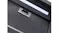 A close-up view of the Schweigen rangehood metal mesh filter with pull handle and integrated LED light panel A close-up view of the Schweigen rangehood metal mesh filter with pull handle and integrated LED light panel
