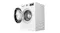 Right-side view of an open Series 4 washing machine showing the detailed interior metal drum Right-side view of an open Series 4 washing machine showing the detailed interior metal drum