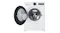 Front view of the LG washer with an open lid Front view of the LG washer with an open lid