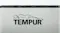 Side close-up view showing the Tempur brand name Side close-up view showing the Tempur brand name