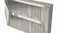 Close-up of a stainless steel rangehood with slotted filters and four built-in lights Close-up of a stainless steel rangehood with slotted filters and four built-in lights