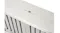 Top view of a stainless steel rangehood showing the digital display and control buttons Top view of a stainless steel rangehood showing the digital display and control buttons