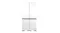 Hitachi 638L Quad Door Fridge Freezer in a matte white glass design Hitachi 638L Quad Door Fridge Freezer in a matte white glass design