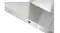 Detailed view of a stainless steel rangehood control panel with buttons and a digital display Detailed view of a stainless steel rangehood control panel with buttons and a digital display