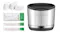 Breville Espresso Starter Pack with a stainless steel knock box, water filters, and cleaning packets Breville Espresso Starter Pack with a stainless steel knock box, water filters, and cleaning packets
