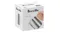 Angled front view of the milk jug retail box with “the Milk Jug Max” text Angled front view of the milk jug retail box with “the Milk Jug Max” text
