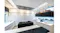 Contemporary white kitchen featuring Schweigen INART ceiling cassette rangehood, island bench, LED shelving and minimalist design Contemporary white kitchen featuring Schweigen INART ceiling cassette rangehood, island bench, LED shelving and minimalist design