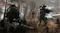 Modern Warfare 4 squad moving carefully through a misty autumnal forest with rifles drawn Modern Warfare 4 squad moving carefully through a misty autumnal forest with rifles drawn