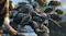 A tactical operative crouching and aiming a rifle from a high vantage point in Modern Warfare 4 A tactical operative crouching and aiming a rifle from a high vantage point in Modern Warfare 4