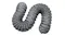 A front view of a Schweigen SteelFlex Ducting 200mm Diameter A front view of a Schweigen SteelFlex Ducting 200mm Diameter