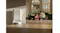 Cosy living room with a tall white docking station near a wall Cosy living room with a tall white docking station near a wall