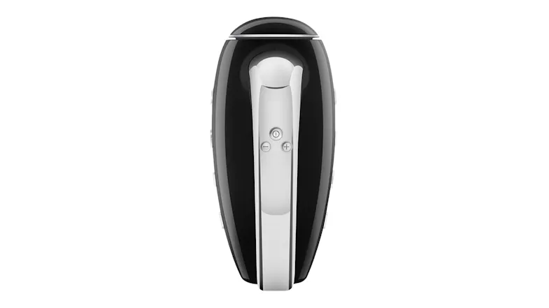 Top view of the Smeg electric hand mixer featuring control buttons Top view of the Smeg electric hand mixer featuring control buttons